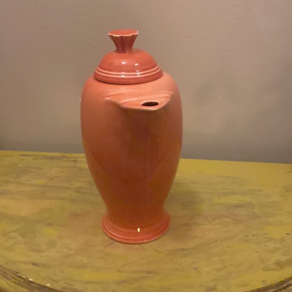Fiestaware Persimmon Coffee Pot and Lid 4 cup Fiesta USA 1st Quality #N1 - Picture 8 of 8